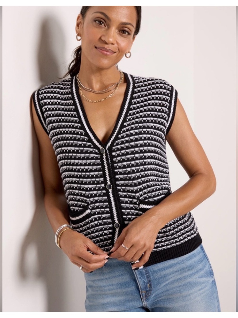 Evereve Willa Lady alike Vest size XS  NWT